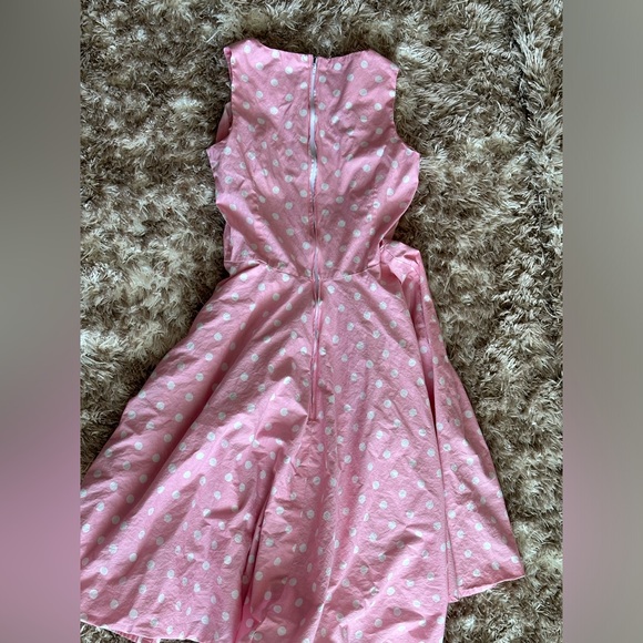 Magnolia place size medium polka dot pink dress - Picture 4 of 4